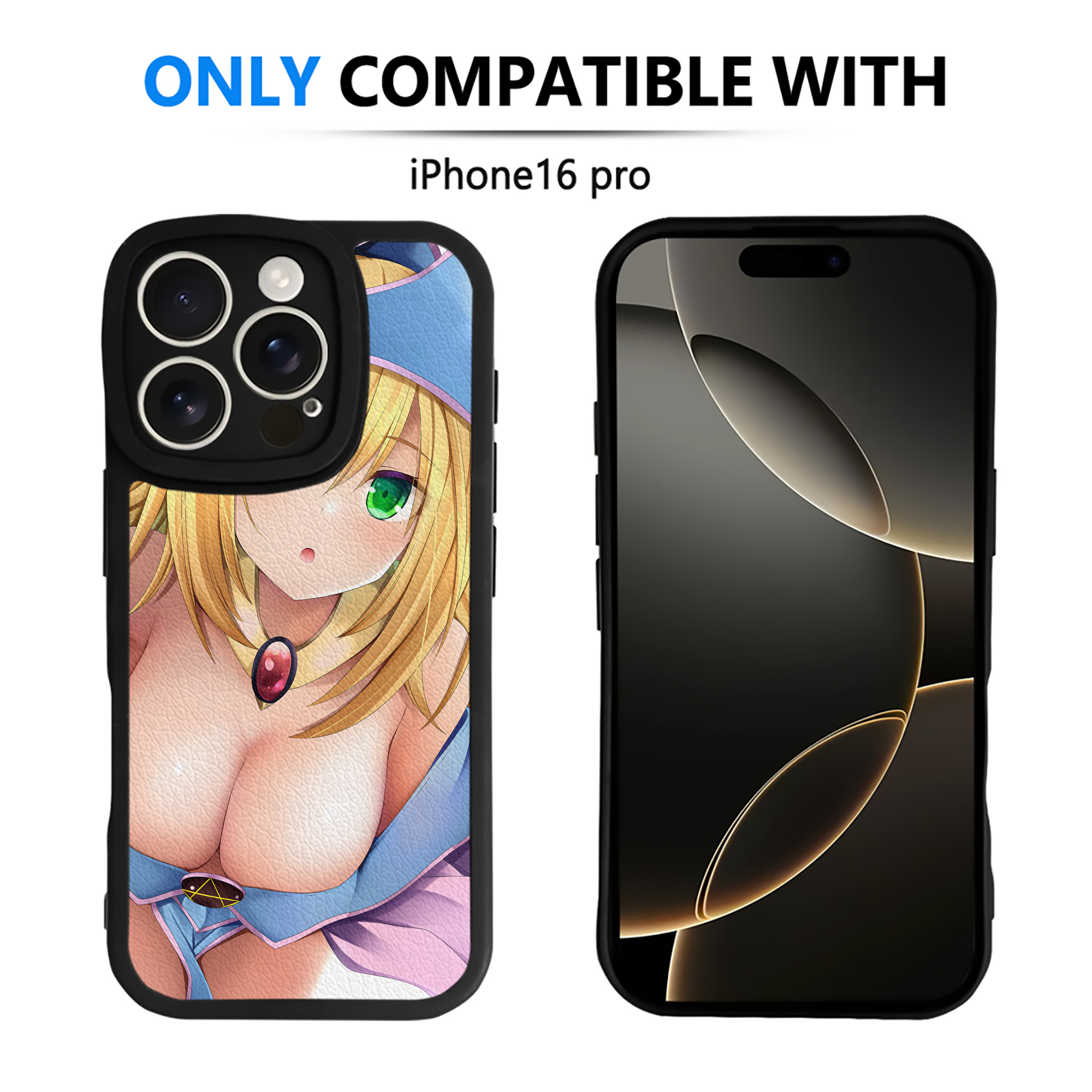 （画像用） 遊☆戯☆王 Yu-Gi-Oh! 【iPhone 16シリーズ対応】シリコンスマホケース（レザー調） 材質：シリコン